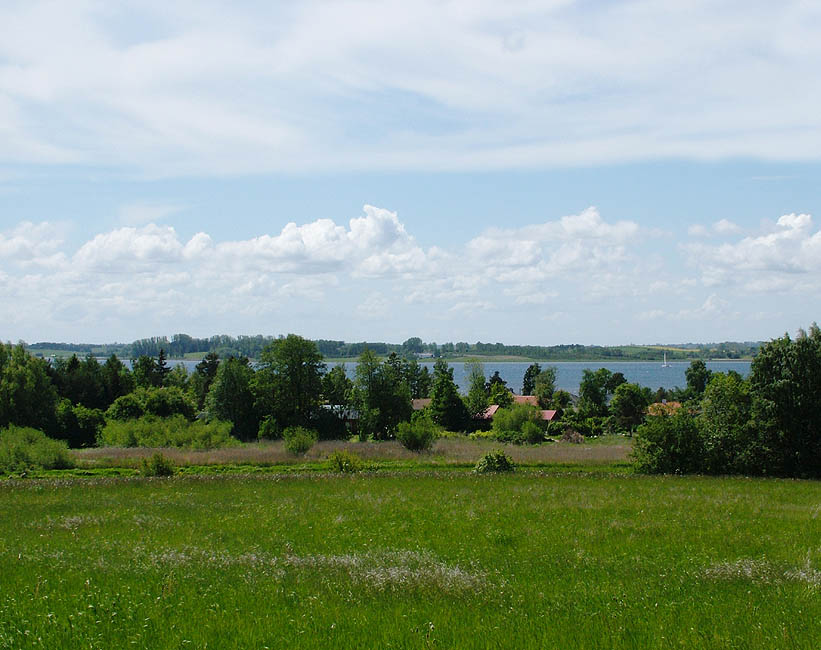 Panorama - Roskilde Fjord ved Værebro Å's udløb