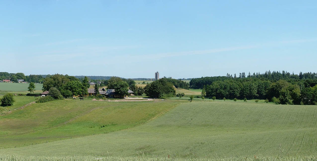 Panorama - Udsigt fra Korshøj mod Jørlunde og Slangerup