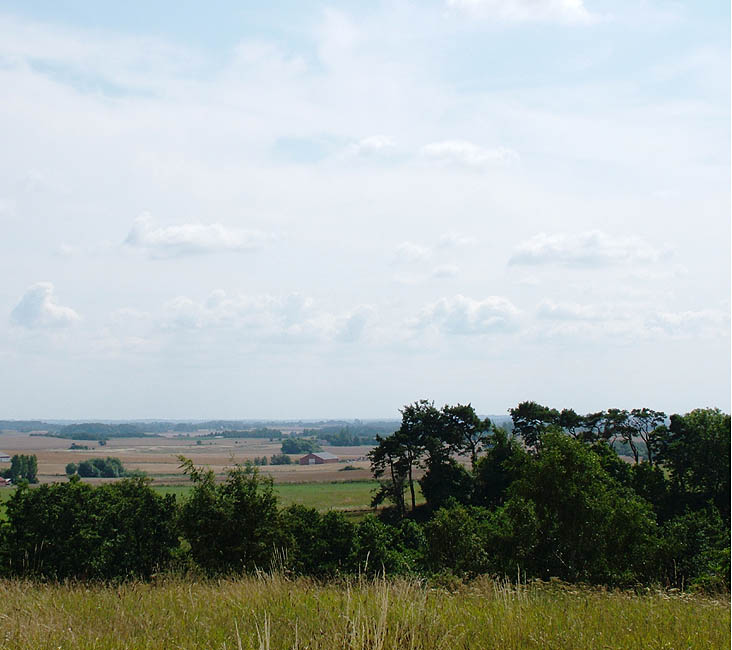 Panorama - Udsigt fra Blakke Mølle mod Ferslev i Hornsherred