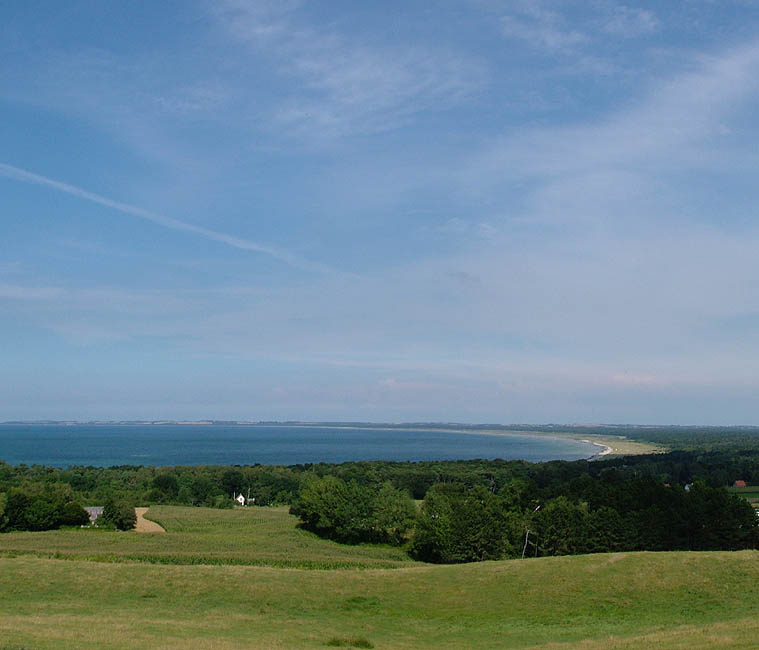 Panorama - Udsigt fra Høve over Sejerøbugten