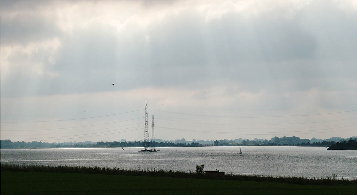 Panorama - Roskilde Fjord med øen Hyldeholm