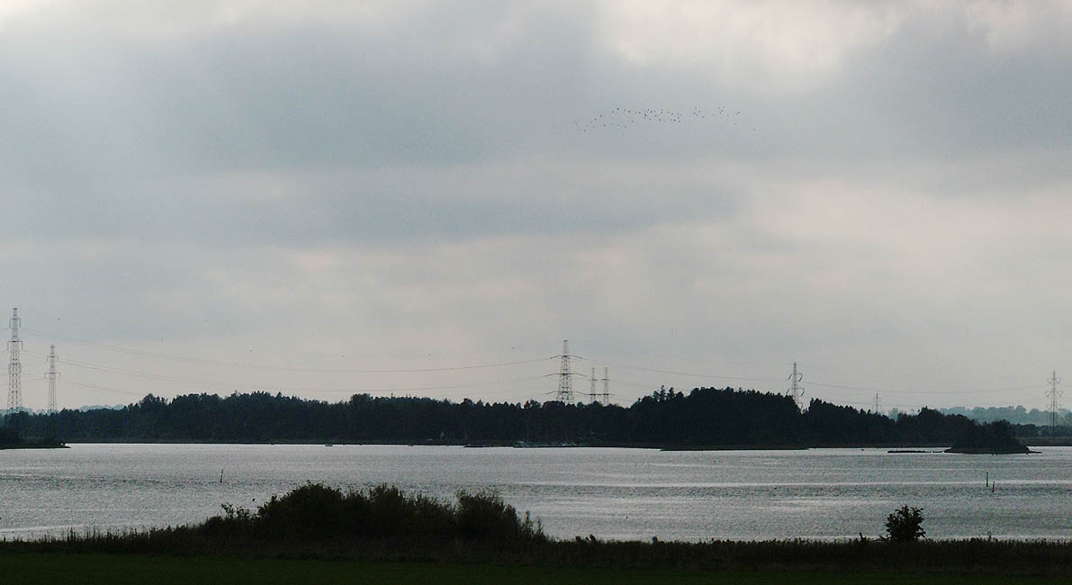 Panorama - Roskilde Fjord med øen Hyldeholm